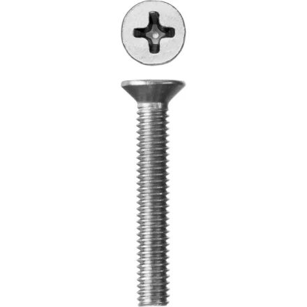 Винт ЗУБР &quot;МАСТЕР&quot; DIN 965, класс прочности 4.8, оцинкованный, M4x25мм, 5кг 303110-04-025 купить в Губкинске