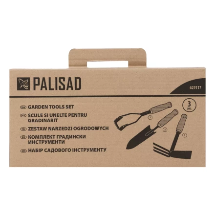 Набор садового инструмента Palisad 629117, деревянные рукоятки, 3 предмета купить в Губкинске