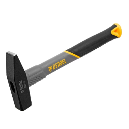 Молоток слесарный, 400 г Denzel, кованый, фибергласовая рукоятка c TPR покрытием 10484 купить в Губкинске