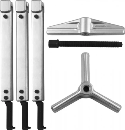 Съемник универсальный усиленный американского типа 2-3 захвата глубина 250мм набор  AE310141 Jonnesway 48923 купить в Губкинске