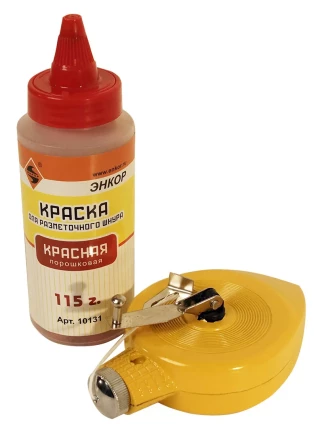 Набор разметочный металлический корпус 30 м краска красная Энкор 10126 купить в Губкинске