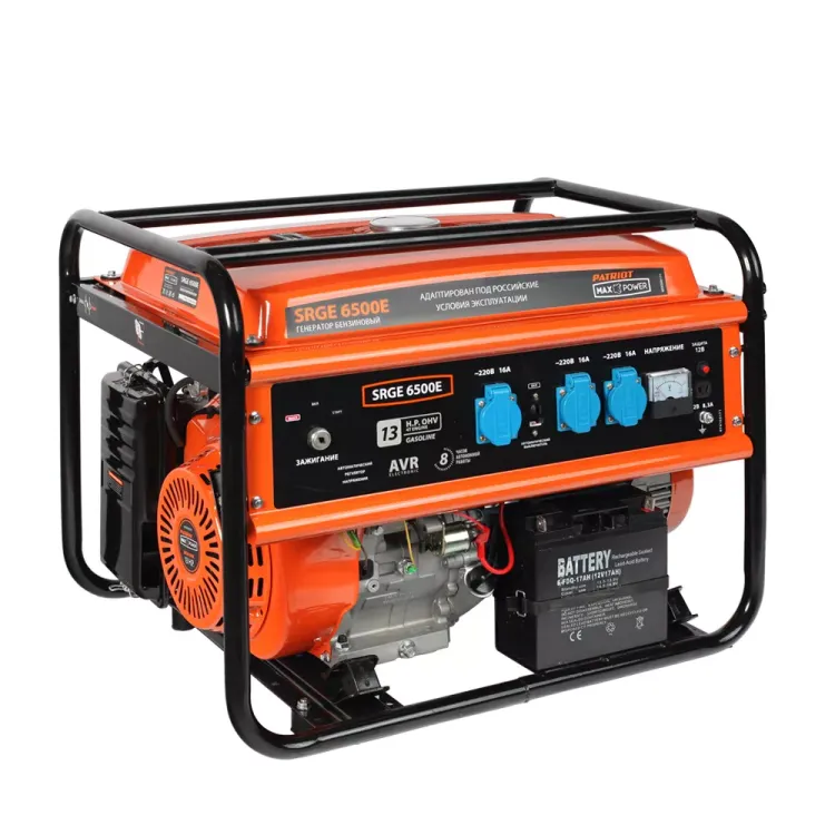 Бензогенератор Patriot Max Power SRGE-6500 E купить в Губкинске