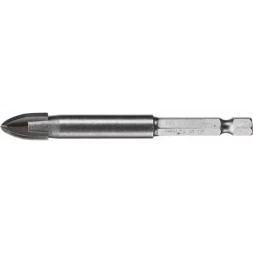 Сверло по кафелю, керамике, стеклу, с четырьмя режущими лезвиями, шестигранный хвостовик, 12 мм, STAYER &quot;PROFESSIONAL&quot; 2985-12 2985-12_z01