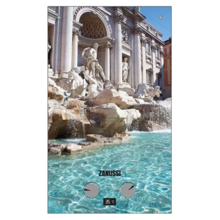 Колонка газовая Zanussi GWH 10 Fonte Glass Trevi купить в Губкинске