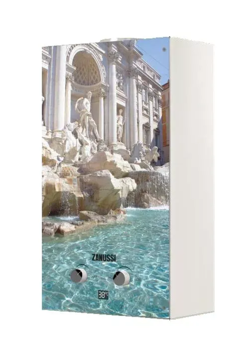 Колонка газовая Zanussi GWH 10 Fonte Glass Trevi купить в Губкинске