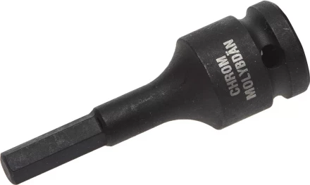 Торцовая головка KRAFTOOL &quot;INDUSTRIE QUALITAT&quot; ударная (1/2&quot;), HEX, Cr-Mo, фосфатированная, H8 27950-08_z01 купить в Губкинске