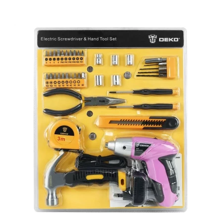 Отвертка аккумуляторная DEKO DKS4 и набор 36 Tools Kit, 063-4109 купить в Губкинске