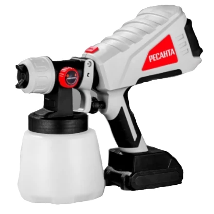 Краскопульт аккумуляторный Ресанта АКП-20Li 75/17/3 купить в Губкинске