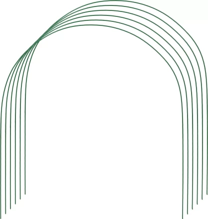 Дуги для парника GRINDA проволочные 2,2м, 6шт 422311-85-90 купить в Губкинске