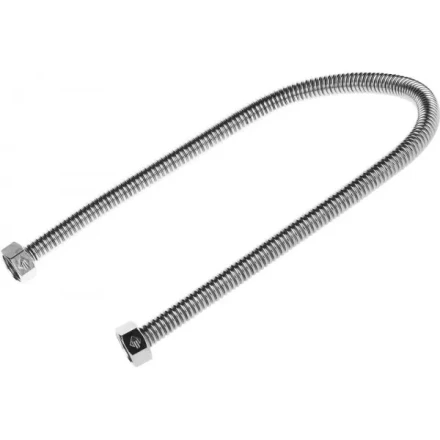 Подводка ЗУБР &amp;quot;ЭКСПЕРТ&amp;quot; сильфонная из нержавеющей стали, для воды, г/г (гайка-гайка), 1/2&amp;quot;, 0,6м 51011-G/G-060 купить в Губкинске