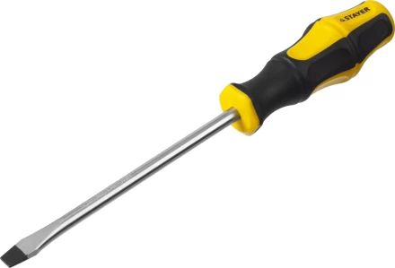 Отвертка STAYER &quot;MASTER&quot; &quot;HERCULES&quot;, Сr-V, противоскользящая рукоятка, SL8,0x150мм 25051-08-15_z02 купить в Губкинске