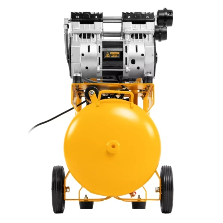 Компрессор безмасляный, малошумный Denzel DLS 1500/50, 1500 ВТ, 2x750, 50 л, 260 л/мин купить в Губкинске