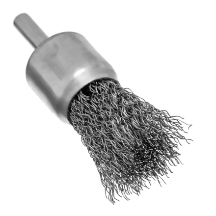 Набор щеток для дрели, 1 Плоская 50мм, 2 Чашки 25-50мм, шпилька, нерж. вит. проволока Denzel 74491 купить в Губкинске