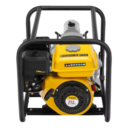 Мотопомпа бензиновая для грязной воды Denzel PX-80D7 99206, 7 л.с., 3&quot;, 1300 л/мин, глуб 8 м,напор 30 м купить в Губкинске