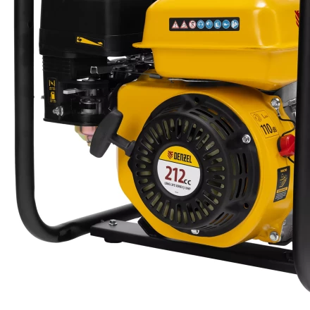 Мотопомпа бензиновая для грязной воды Denzel PX-80D7 99206, 7 л.с., 3&quot;, 1300 л/мин, глуб 8 м,напор 30 м купить в Губкинске