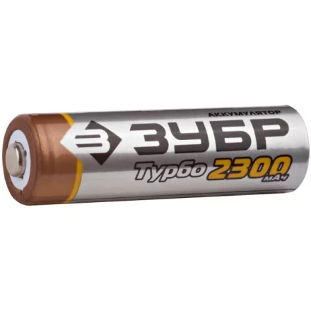 Аккумулятор ЗУБР с низким саморазрядом &quot;АА&quot;, 2300 мАч, никель-металлгидридный, 2шт 59277-2C купить в Губкинске