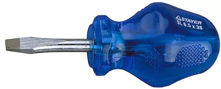 Отвертка STAYER &quot;PROFI&quot; &quot;HI-TEC NEW&quot;, Cr-V, намагниченный наконечник, SL 6,5х38мм 2-250495-38-6.0 купить в Губкинске