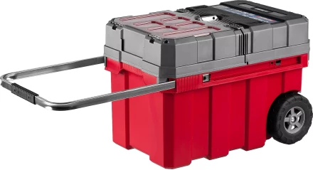 Ящики для инструмента на колесах МЕГА-БОКС серия ПРОФЕССИОНАЛ цвет черный купить в Губкинске