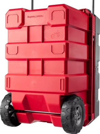 Ящики для инструмента на колесах МЕГА-БОКС серия ПРОФЕССИОНАЛ цвет черный купить в Губкинске