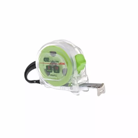 Рулетка Кварц, прозрачный корпус, амортизатор, 5 м х 19 мм  СИБРТЕХ 32521 купить в Губкинске