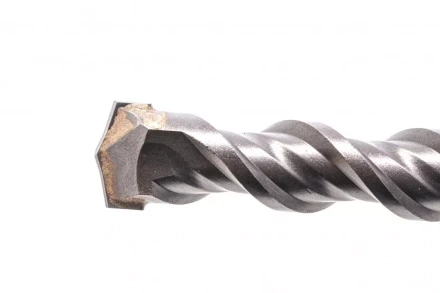 Бур по бетону Denzel, 22 x 310 мм, двойная спираль, три пылеотводящие кромки, 705053 купить в Губкинске
