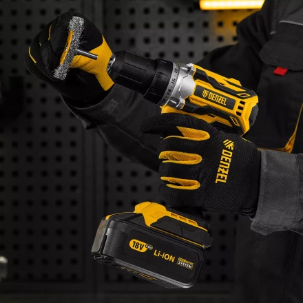 Щетка для дрели, 75 мм, Плоская, со шпилькой, нержавеющая витая проволока Denzel 744603 купить в Губкинске