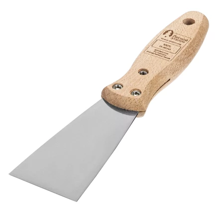 Шпательная лопатка из нержавеющей стали, 50 мм, буковая рукоятка, EFP Matrix 85611 купить в Губкинске
