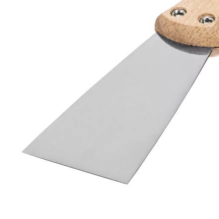 Шпательная лопатка из нержавеющей стали, 50 мм, буковая рукоятка, EFP Matrix 85611 купить в Губкинске