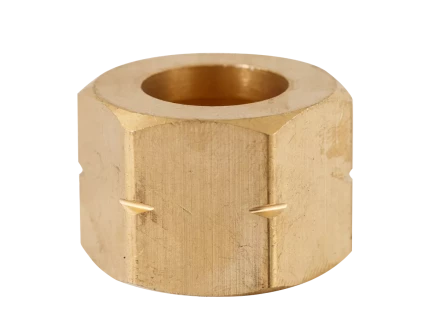 Гайка 27 СП 21,8 левая для БПО латунь Сварог купить в Губкинске