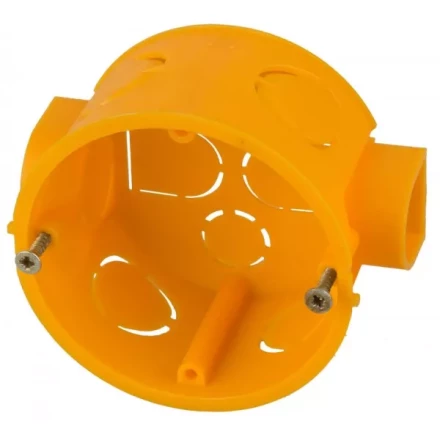 Коробка установочная СВЕТОЗАР для подштукатурного монтажа, макс напряж 400В, межцентр. Расстояние 71мм, 68х40мм, круглая SV-54903 купить в Губкинске