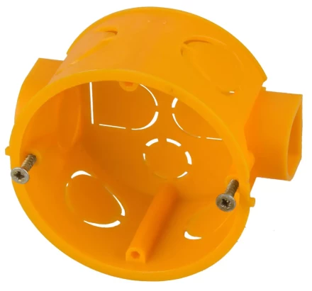 Коробка установочная СВЕТОЗАР для подштукатурного монтажа, макс напряж 400В, межцентр. Расстояние 71мм, 68х40мм, круглая SV-54903 купить в Губкинске