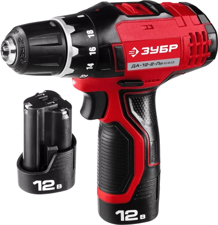 Дрель-шуруповерт 2 АКБ ДА-12-2-Ли КНМ3 серия МАСТЕР купить в Губкинске