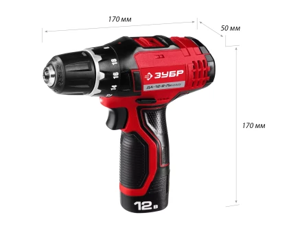 Дрель-шуруповерт 2 АКБ ДА-12-2-Ли КНМ3 серия МАСТЕР купить в Губкинске