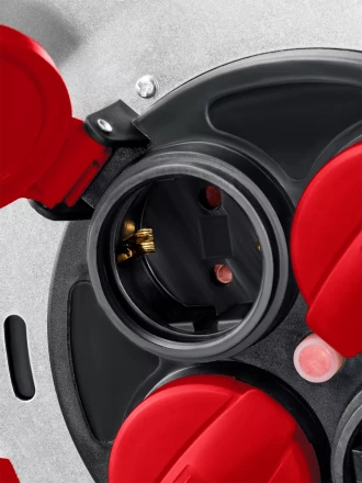 Силовые удлинители на стальной катушке  HEAVY DUTY 4.0, кабель КГ 3х2,5 кв мм 55086-30 купить в Губкинске