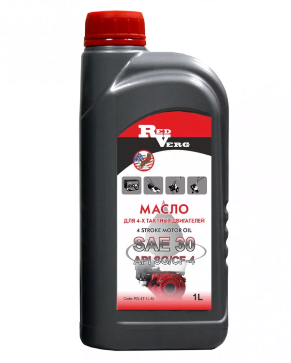 Масло RedVerg 4-такт SAE 30 (1л) минеральное купить в Губкинске