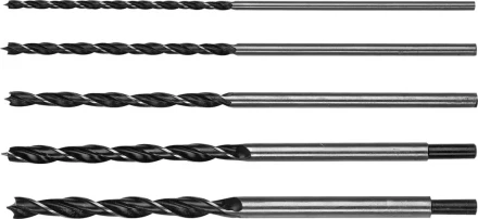 Набор сверл спиральных по дереву &quot;Maxdrill&quot;, 5шт, 6-8-10-12-14x300мм, STAYER 2943-300-H5 2943-300-H5 купить в Губкинске