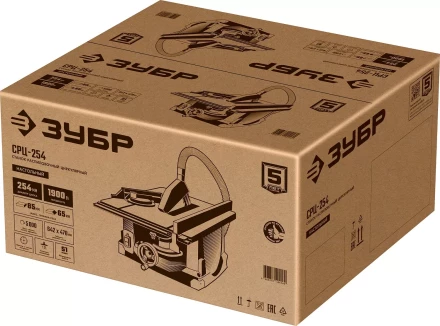 ЗУБР d 254 мм, 1900 Вт, настольный распиловочный станок (СРЦ-254) купить в Губкинске