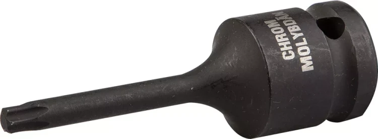 Торцовая головка KRAFTOOL "INDUSTRIE QUALITAT" ударная (1/2"), TORX, Cr-Mo, фосфатированная, T30 27952-30_z01 купить в Губкинске