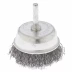 Щетка для дрели 75 мм &quot;чашка&quot; со шпилькой витая проволока  СИБРТЕХ 744787 купить в Губкинске