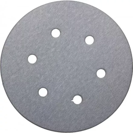 Круг шлифовальный URAGAN &quot;Универсальный с покрытием стеарата цинка&quot; на липучке, 6 отверстий, P180, 150мм, 5шт 907-43113-180-05 купить в Губкинске