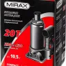 Домкрат гидравлический бутылочный, 20т, 230-430 мм, MIRAX 43260-20 43260-20 купить в Губкинске