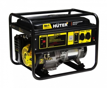 Электрогенератор бензиновый DY6.5A Huter 64/1/57 купить в Губкинске