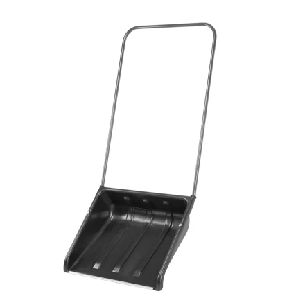 Движок для уборки снега пластиковый Сибртех, 570 х 470 х 1300 мм, стальная рукоятка, Россия, 615925 купить в Губкинске