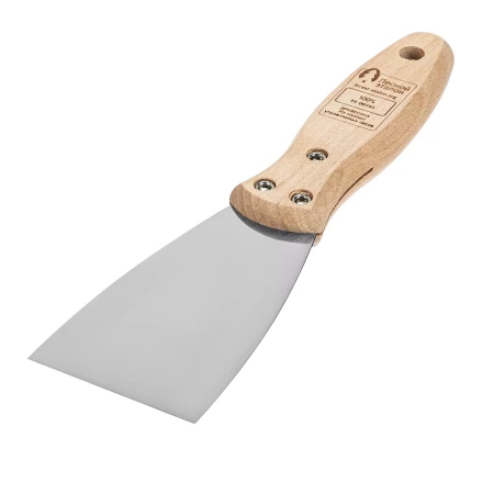 Шпательная лопатка из нержавеющей стали, 60 мм, буковая рукоятка, EFP Matrix 85613 купить в Губкинске