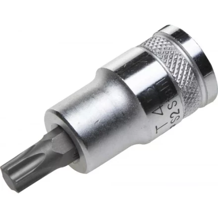 Торцовая бита-головка KRAFTOOL &quot;INDUSTRIE QUALITAT&quot;, материал S2, TORX, сатинированная, 1/2&quot;, Т45 27905-45_z01 купить в Губкинске
