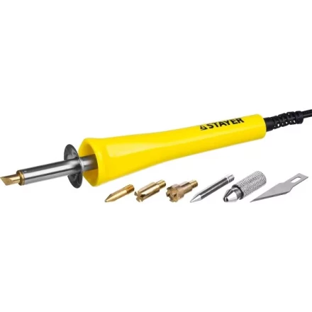 Прибор STAYER &quot;MASTER&quot; для выжигания, пайки, резки с набором насадок, 6шт 45221 купить в Губкинске