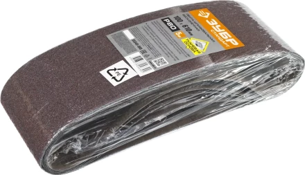 Лента шлифовальная бесконечная ЗУБР &quot;СТАНДАРТ&quot; на тканевой основе, для ЛШМ, P40, 100х610мм, 5 шт 35343-040 купить в Губкинске