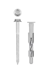 ЗУБР ФД-Ц 10x 100 мм, фасадный дюбель, нейлон/цинк, 50 шт (301455-100)