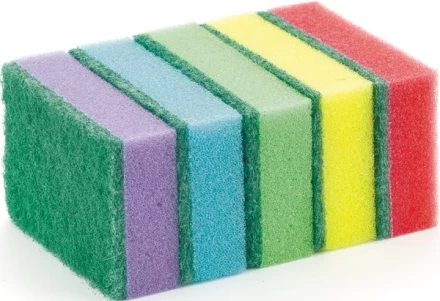 Губки для посуды Optima, 96*64*27 мм, 10шт ТМ Elfe 92352 купить в Губкинске