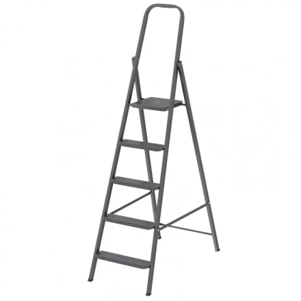 Стремянка 5 ступени компактная стальная Россия Сибртех 97945 купить в Губкинске